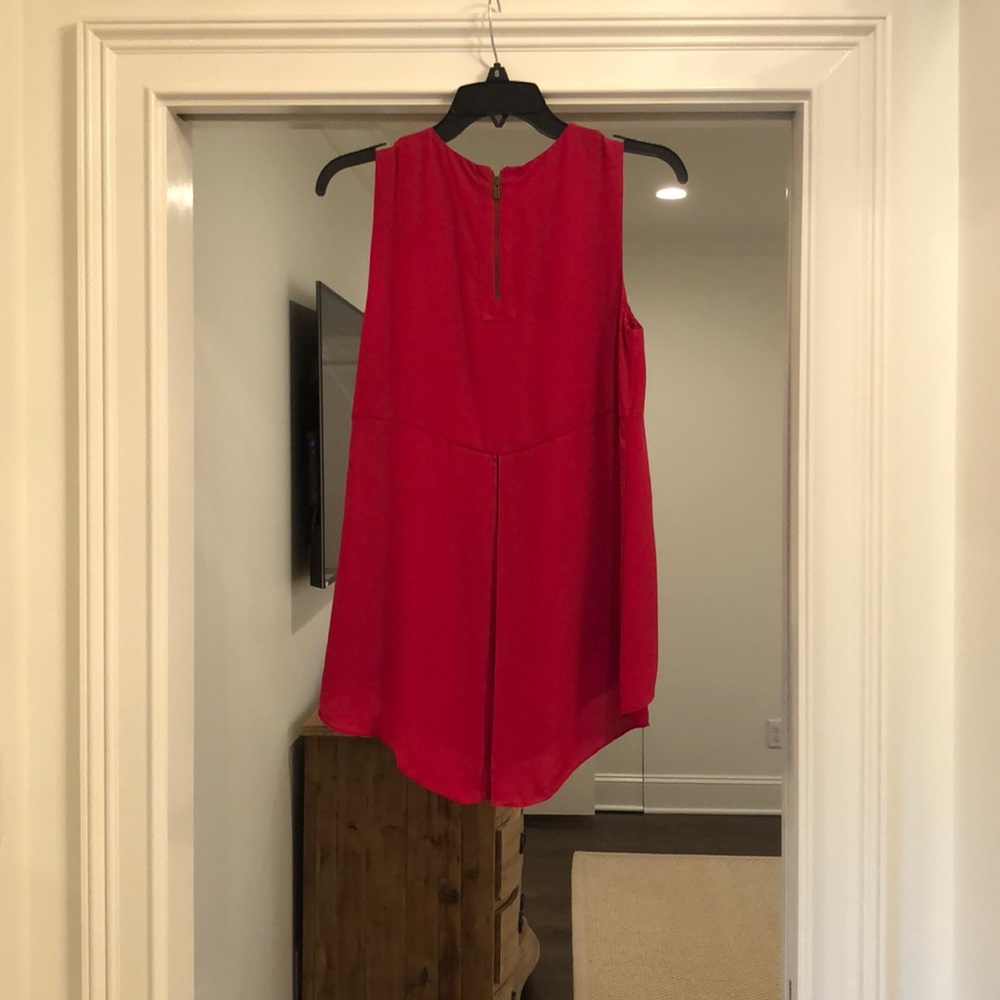 BCBG XS Bright Pink. Back slit is open! - Picture 2 of 2